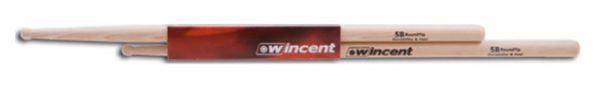 WINCENT W-5BRT HICKORY DRUMSTICKS ROUND TIP