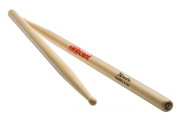 WINCENT W-7ART HICKORY DRUMSTICKS ROUND TIP