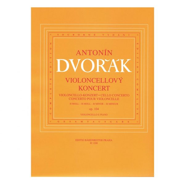 Barenreiter Dvorak - Concerto In B Minor for Cello & Piano Reduction Βιβλίο για τσέλο