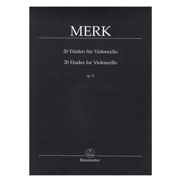Barenreiter Merk - 20 Etudes for Violoncello Op.11 Βιβλίο για τσέλο