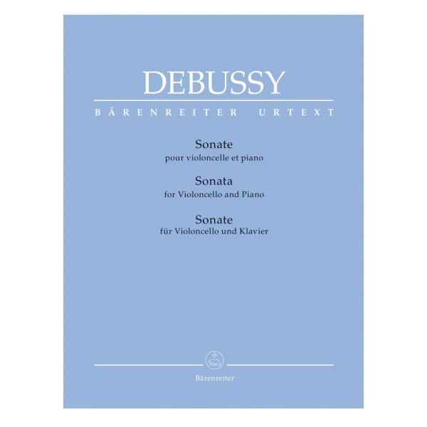 Barenreiter Debussy - Sonate Pour Violoncello & Piano Βιβλίο για τσέλο