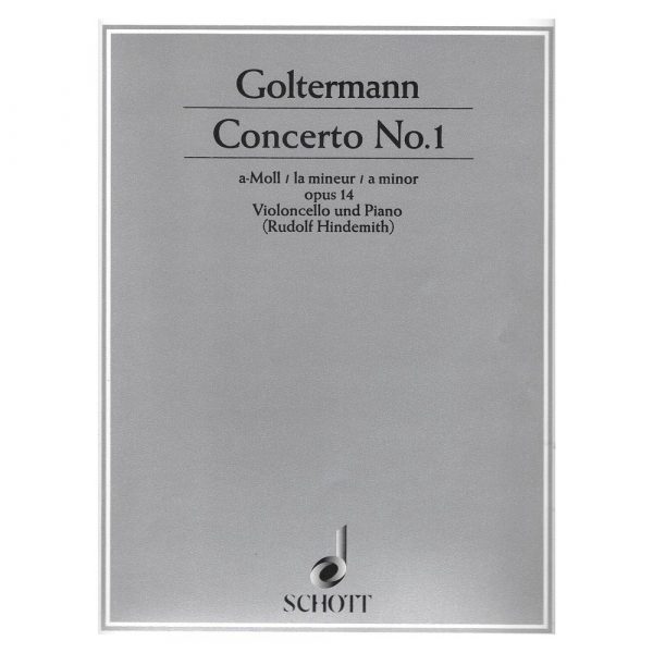 SCHOTT Goltermann - Concerto in A Minor No.1 Op.14 Βιβλίο για τσέλο