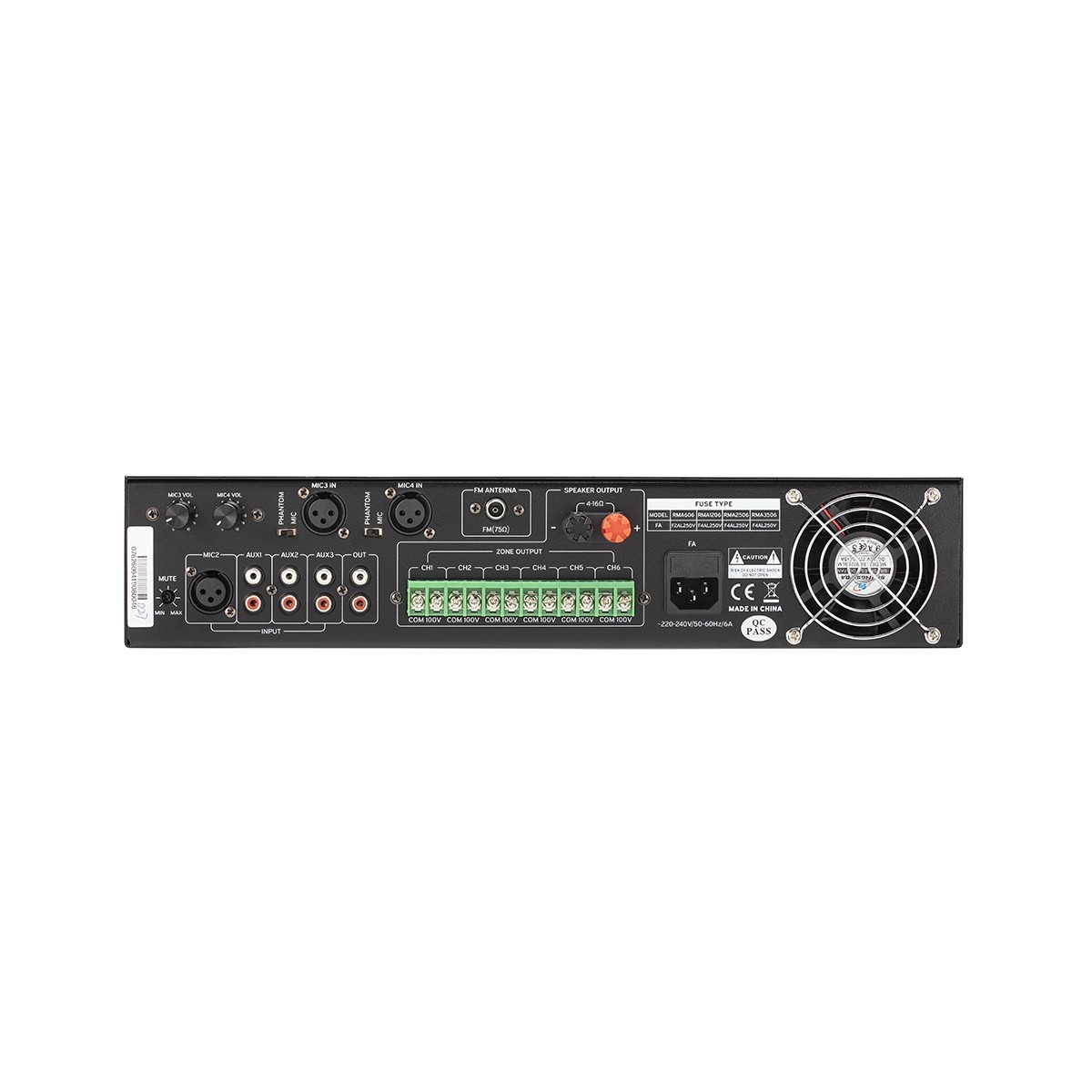 Helvia HRMA-1206 PLAY 6-Zones 120 Watt RMS Τελικός ενισχυτής j045j alt002