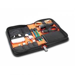 U9982 Ultimate DIGI Wallet Small Black/Orange Inside