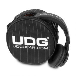 U9960BG UDG Ultimate Headphone Bag Black/Gray Stripe