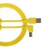U95005YL UDG Ultimate Audio Cable USB 2.0 A-B Yellow Angled 2m