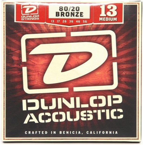 DUNLOP DAB1356 AG BRS MEDIUM ΧΟΡΔΕΣ ΣΕΤ ΑΚΟΥΣΤΙΚΗΣ