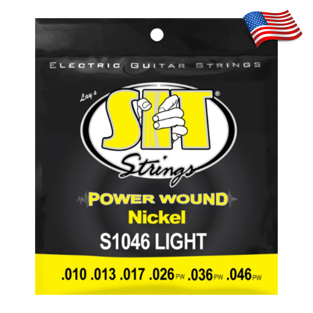 SIT Power Wound S1046 Σετ Χορδές Ηλεκτρικής Made in USA SIT Power Wound S1046 Σετ Χορδές Ηλεκτρικής Made in USA
