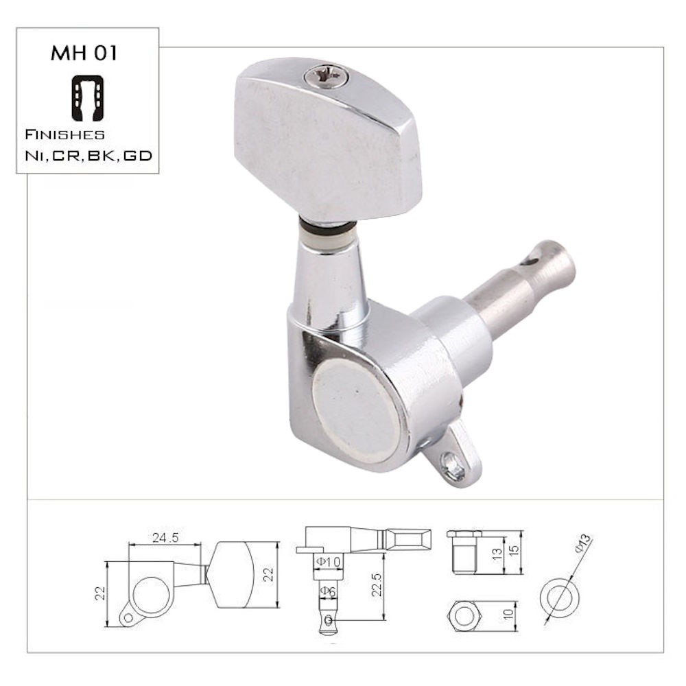 ΚΛΕΙΔΙΑ ΑΚΟΥΣΤΙΚΗΣ/ΗΛΕΚΤΡΙΚΗΣ ΚΙΘΑΡΑΣ J.J MH01 CHROME 3+3 ΚΛΕΙΔΙΑ ΑΚΟΥΣΤΙΚΗΣ/ΗΛΕΚΤΡΙΚΗΣ ΚΙΘΑΡΑΣ J.J MH01 CHROME 3+3