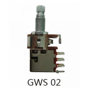 ΠΟΤΕΝΣΙΟΜΕΤΡΟ ΚΙΘΑΡΑΣ ΜΕ ΔΙΑΚΟΠΤΗ J.J GWS02TA250K (PUSH PULL)