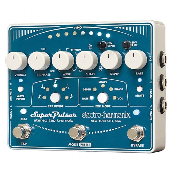 ELECTRO HARMONIX SUPER PULSAR STEREO TAP TREMOLO ΠΕΤΑΛΑΚΙ