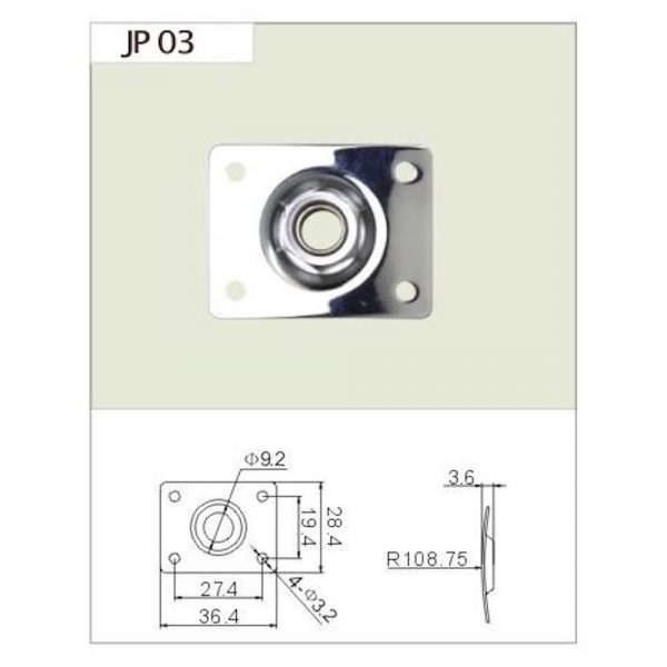 JACK COVER J.J JP03 CHROME