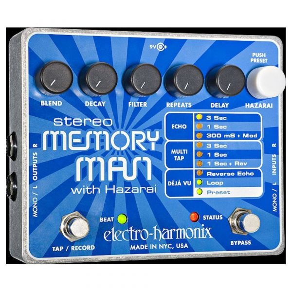 ELECTRO HARMONIX STEREO MEMORY MAN HAZARAI
