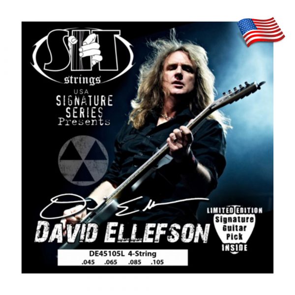 SIT David Ellefson DE45105L Σετ Χορδές Μπάσσου Made in USA