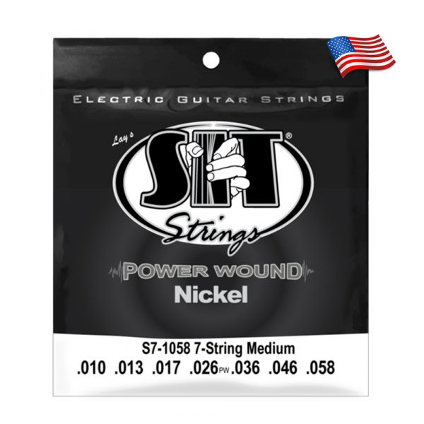 SIT Power Wound S71058 7 String 010 Σετ Χορδές Ηλεκτρικής Made in USA