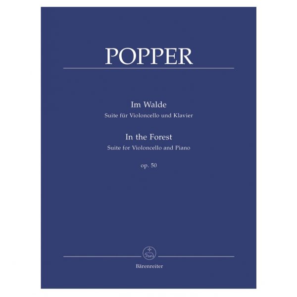Barenreiter Popper In The Forest Op.50 for Cello & Piano Βιβλίο για τσέλο