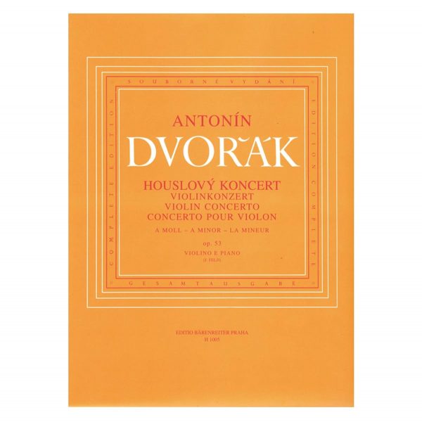 Barenreiter Dvorak - Violin Concerto In A Minor Op.53 Reduction Βιβλίο για Πιάνο και Βιολί