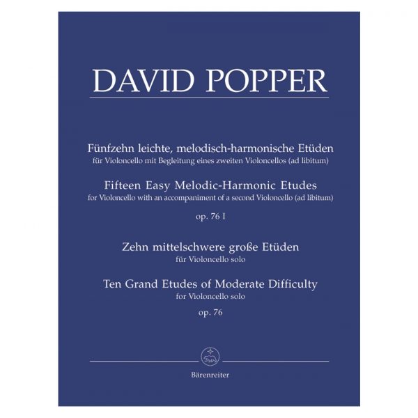 Barenreiter Popper - 15 Easy Melodic-Harmonic Etudes Βιβλίο για τσέλο
