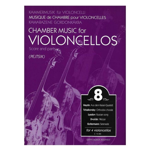 Editio Musica Budapest Pejtsik - Chamber Music for Violoncellos Vol. 8 Βιβλίο για τσέλο