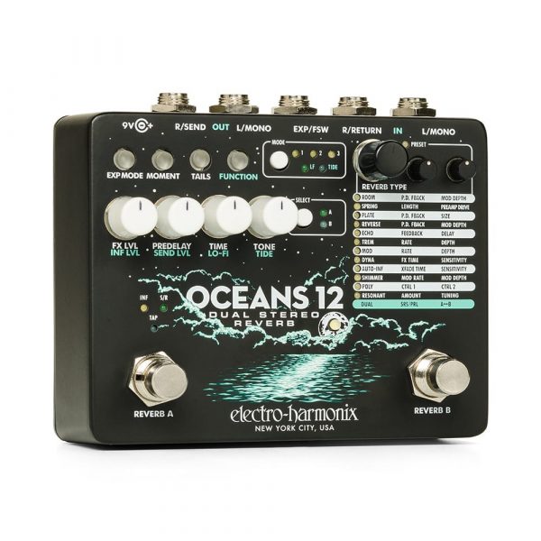 Electro Harmonix Oceans 12 Dual Stereo Reverb Πεταλάκι