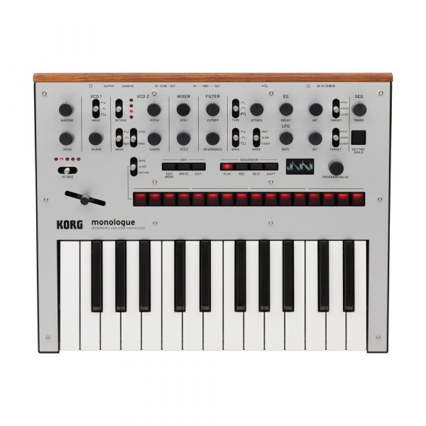 KORG MONOLOGUE-SV MONOPHONIC ANALOG SYNTHESIZER SILVER