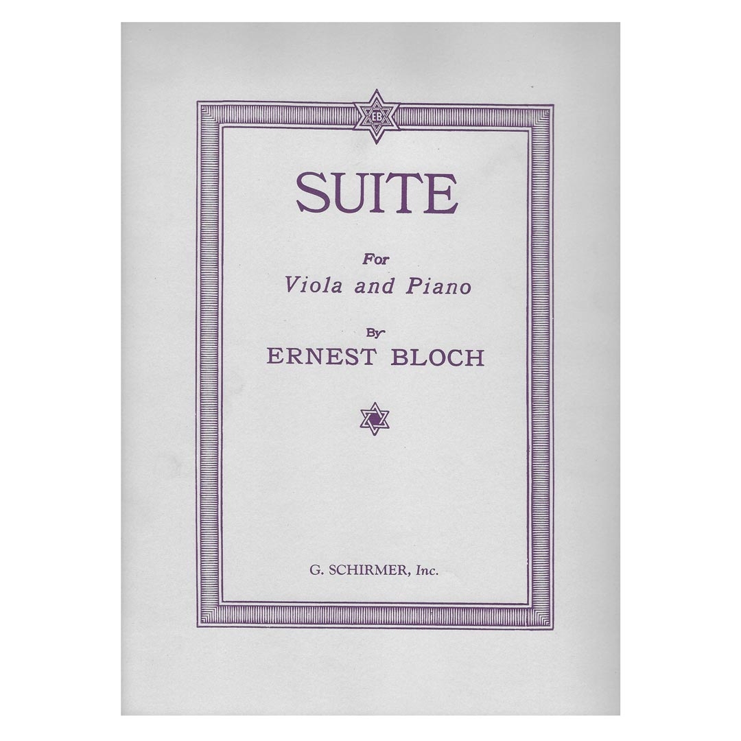 HAL LEONARD Bloch - Suite For Viola & Piano Βιβλίο για βιόλα HAL LEONARD Bloch - Suite For Viola & Piano Βιβλίο για βιόλα