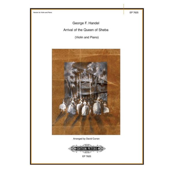 Edition Peters Handel - Arrival Of The Queen Of Sheba Βιβλίο για Πιάνο και Βιολί