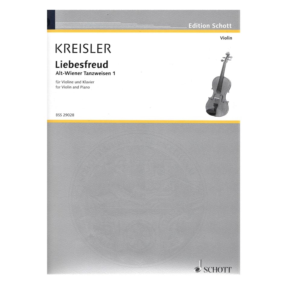 SCHOTT Kreisler - Liebesfreud, Alt-Wiener Tanzweisen 1 Βιβλίο για Πιάνο και Βιολί SCHOTT Kreisler - Liebesfreud, Alt-Wiener Tanzweisen 1 Βιβλίο για Πιάνο και Βιολί
