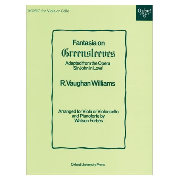 Oxford University Press Williams - Fantasia On Greensleeves Βιβλίο για βιόλα Oxford University Press Williams - Fantasia On Greensleeves Βιβλίο για βιόλα