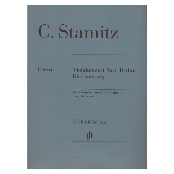 G. Henle Verlag Stamitz - Concerto Nr.1 In D Major for Viola & Piano Βιβλίο για βιόλα