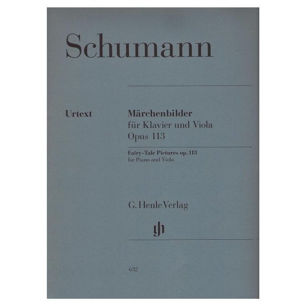 G. Henle Verlag Schumann - Fairy-Tale Pictures Op.113 for Piano & Viola Βιβλίο για βιόλα