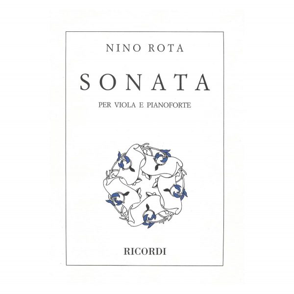 RICORDI Rota Sonata for Viola & Piano Βιβλίο για βιόλα