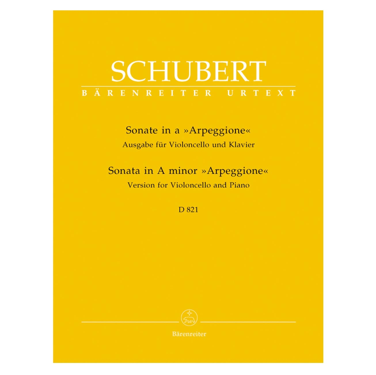 Barenreiter Schubert - Sonata In A Minor Arpeggione for Cello & Piano Βιβλίο για τσέλο Barenreiter Schubert - Sonata In A Minor Arpeggione for Cello & Piano Βιβλίο για τσέλο