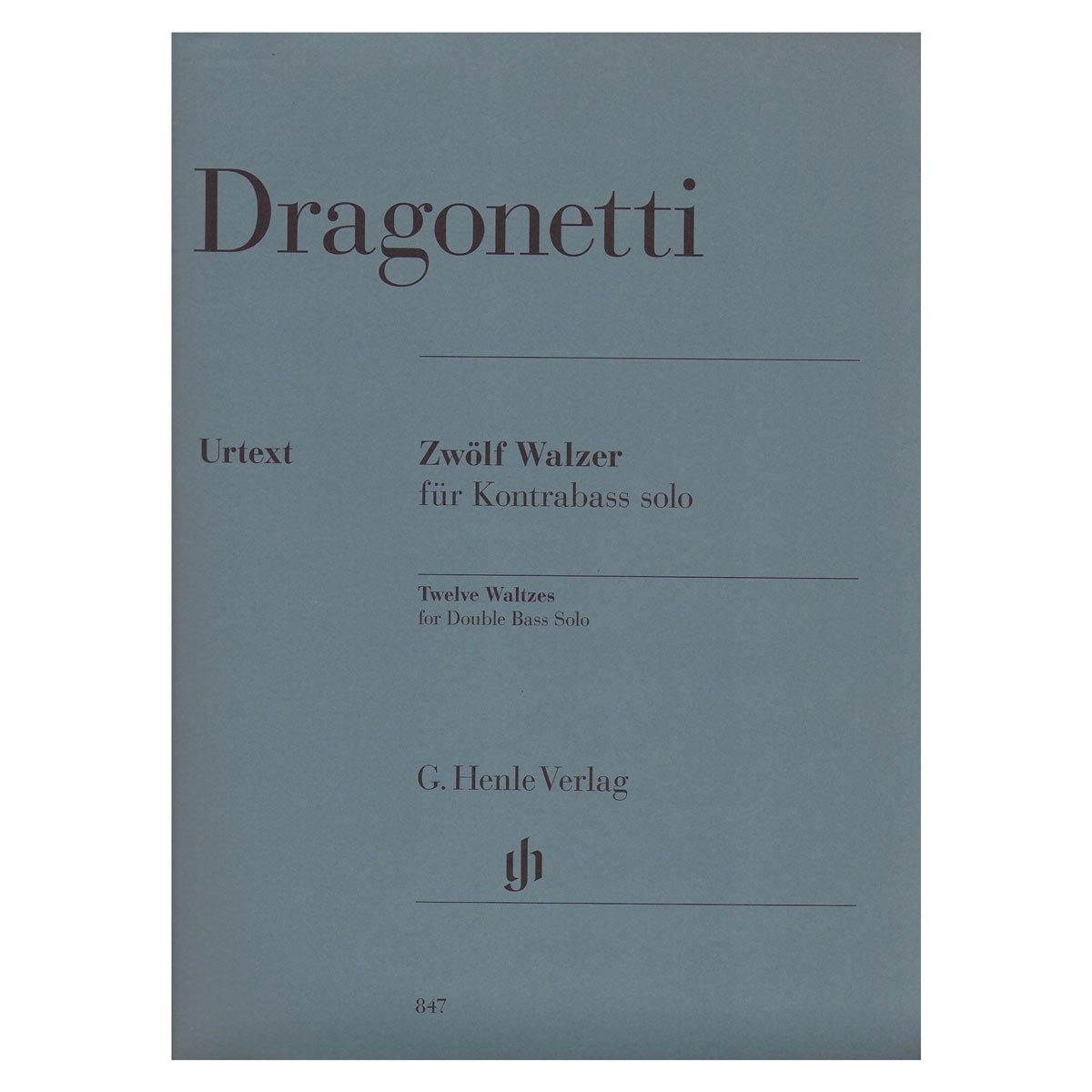 G. Henle Verlag Dragonetti - Twelve Waltzes Βιβλίο για κοντραμπάσο G. Henle Verlag Dragonetti - Twelve Waltzes Βιβλίο για κοντραμπάσο