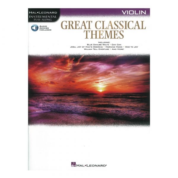 HAL LEONARD Great Classical Themes & Online Audio Βιβλίο για βιολί