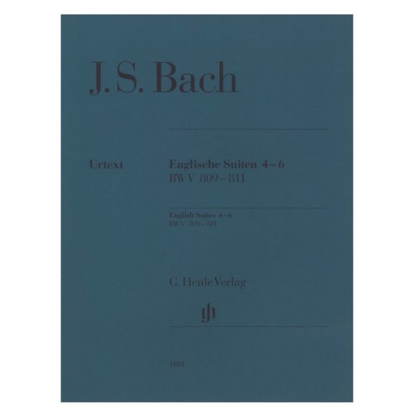 G. Henle Verlag Bach - English Suites 4-6 (BWV 809-811) Βιβλίο για πιάνο