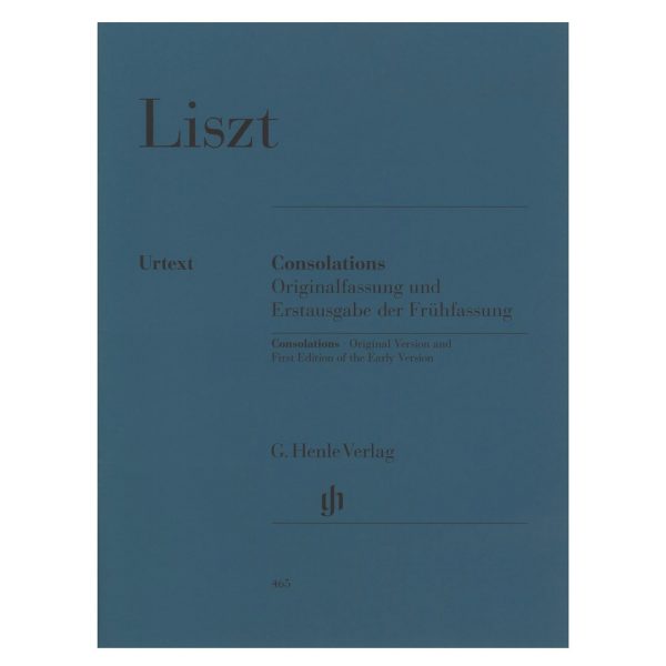 G. Henle Verlag Liszt - Consolations Βιβλίο για πιάνο