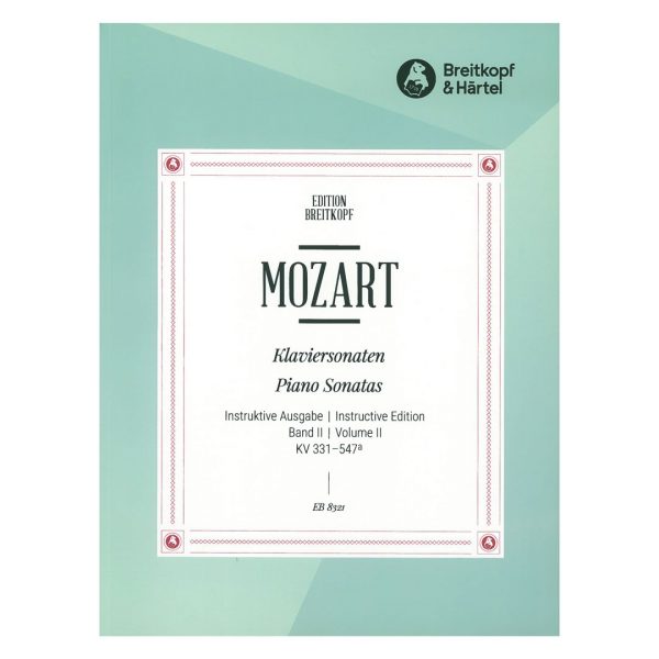 Breitkopf & Hartel Mozart - Piano Sonatas, Vol.2 (KV331-547a) Βιβλίο για πιάνο