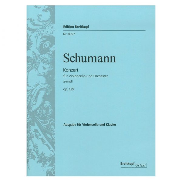 Breitkopf & Hartel Schumann - Violoncello Concerto in A minor, Op.129 Βιβλίο για τσέλο και πιάνο