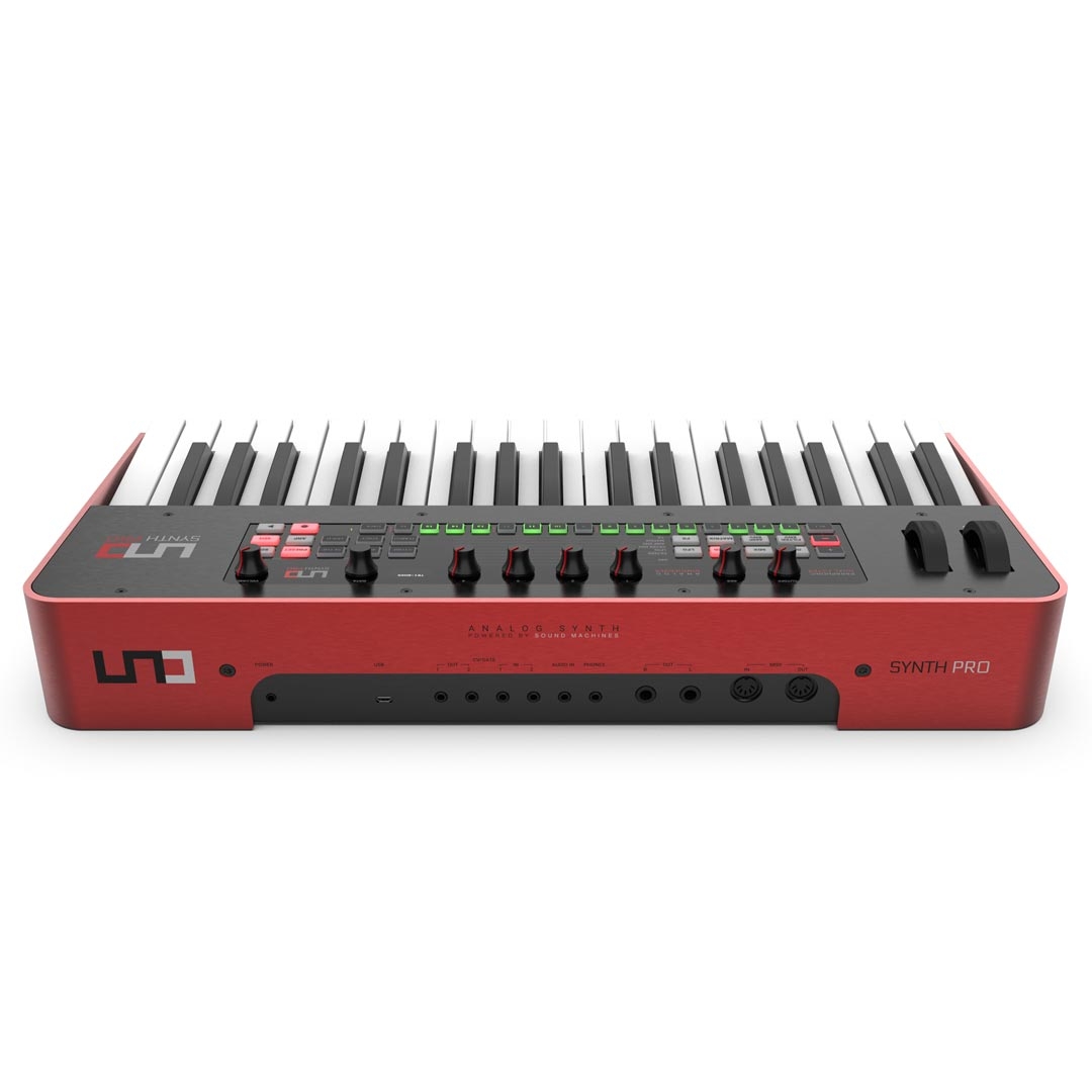 IK Multimedia UNO Synth Pro Αναλογικό Synthesizer uno synth pro key back slant.342