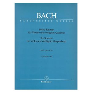 Barenreiter Bach - Six Sonatas Vol.1 For Violin And Obbligato Harpsichord Βιβλίο για βιολί