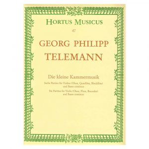 Barenreiter Telemann - Six Partitas for Violin & Basso Continuo Βιβλίο για βιολί