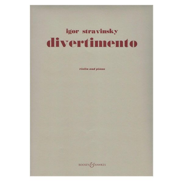 Boosey & Hawkes Stravinsky - Divertimento Βιβλίο για Πιάνο και Βιολί