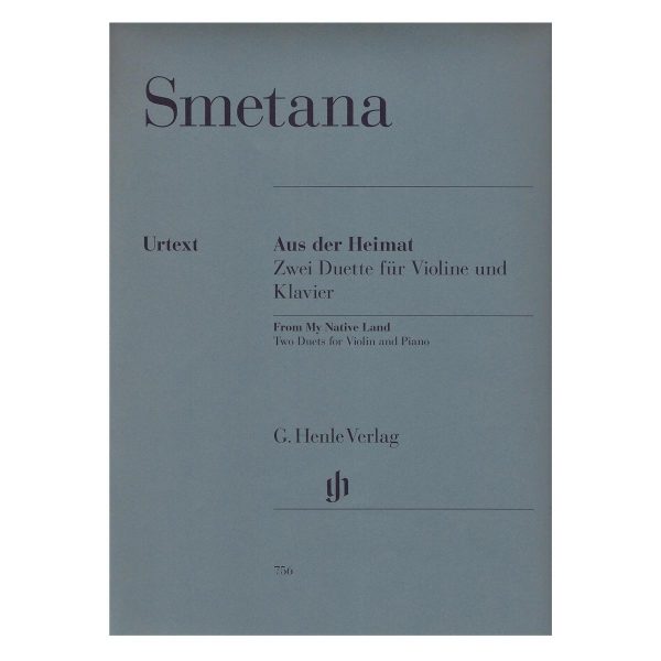 G. Henle Verlag Smetana - From My Native Land Βιβλίο για Πιάνο και Βιολί