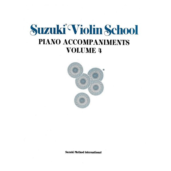 Warner Bros. Publications Suzuki - Violin School Vol.4 Piano Accompaniments Βιβλίο για Πιάνο και Βιολί