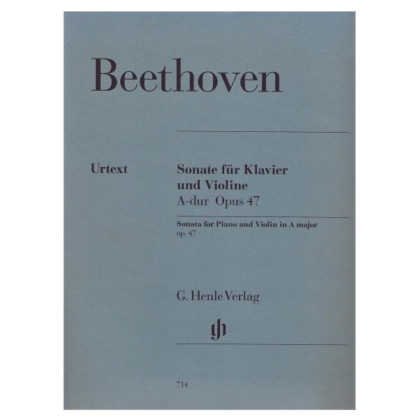 G. Henle Verlag Beethoven - Sonata In A Major Op.47 Βιβλίο για Πιάνο και Βιολί