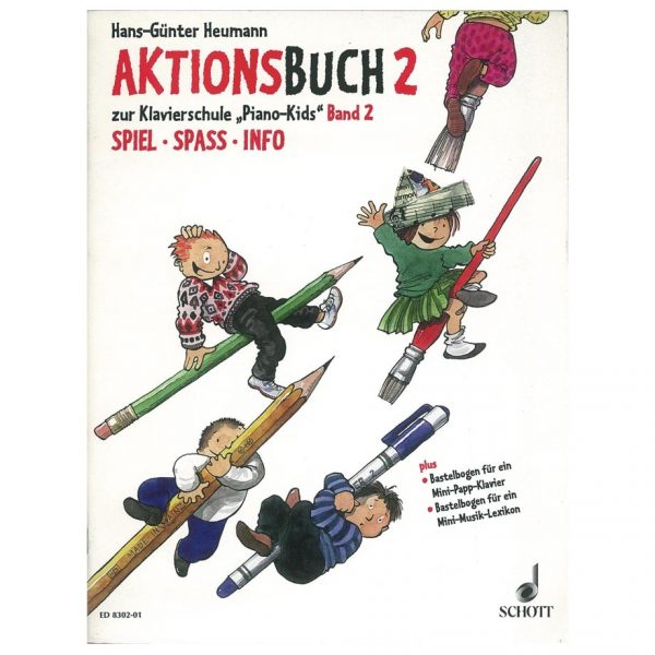 SCHOTT Heumann - Aktionsbuch zur Klavierschule "Piano Kids" 2 Βιβλίο για πιάνο