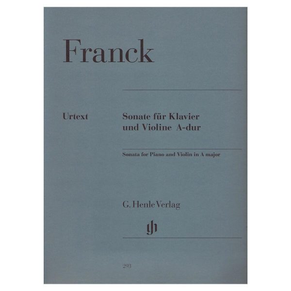 G. Henle Verlag Franck - Sonata In A Major Βιβλίο για Πιάνο και Βιολί