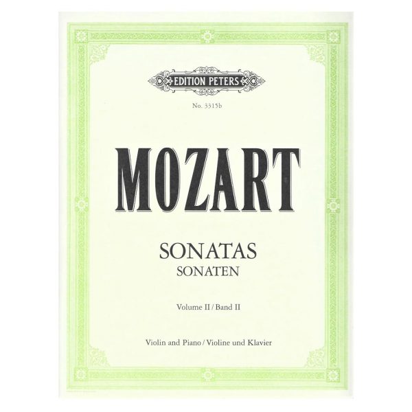 Edition Peters Mozart - Sonatas Vol.2 Βιβλίο για Πιάνο και Βιολί