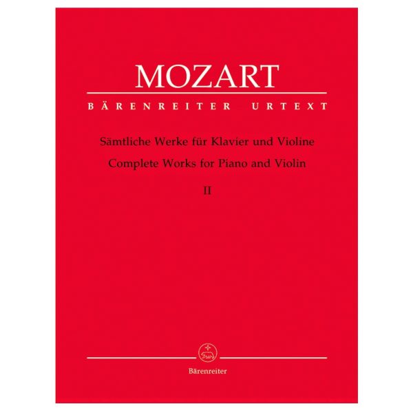Barenreiter Mozart - Complete Works Vol.2 Βιβλίο για Πιάνο και Βιολί
